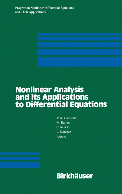 Nonlinear Analysis and Its Applications to Differential Equations