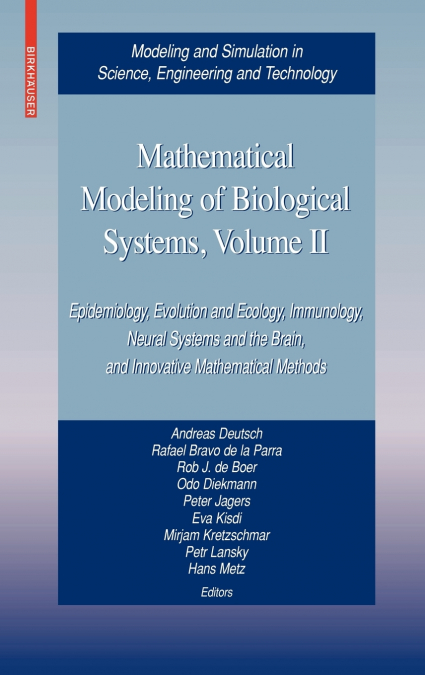 Mathematical Modeling of Biological Systems, Volume II