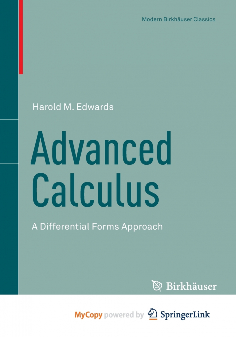 Advanced Calculus
