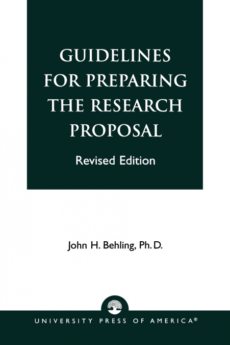 Guidelines for Preparing the Research Proposal