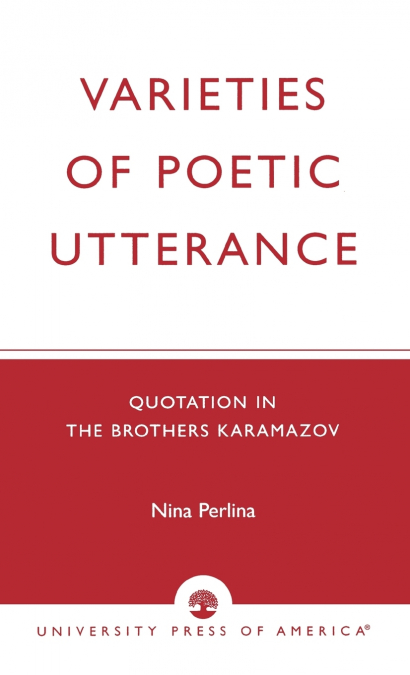 Varieties of Poetic Utterance