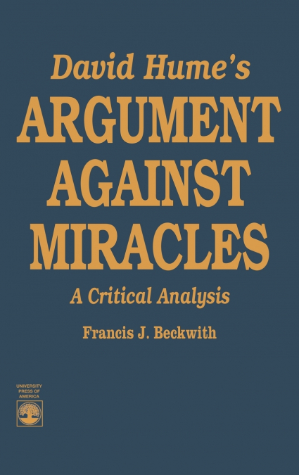 David Hume’s Argument Against Miracles