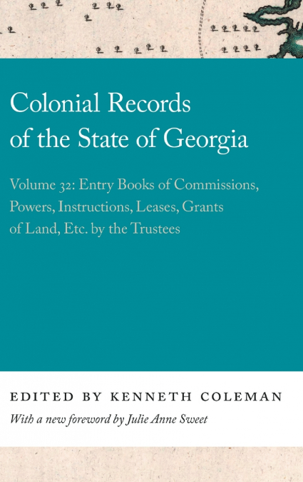 Colonial Records of the State of Georgia