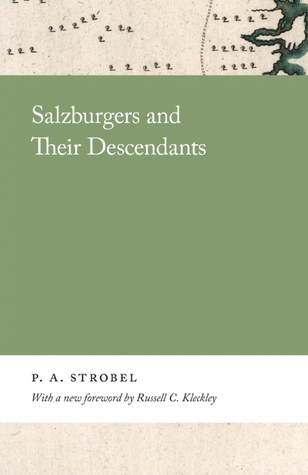 Salzburgers and Their Descendants