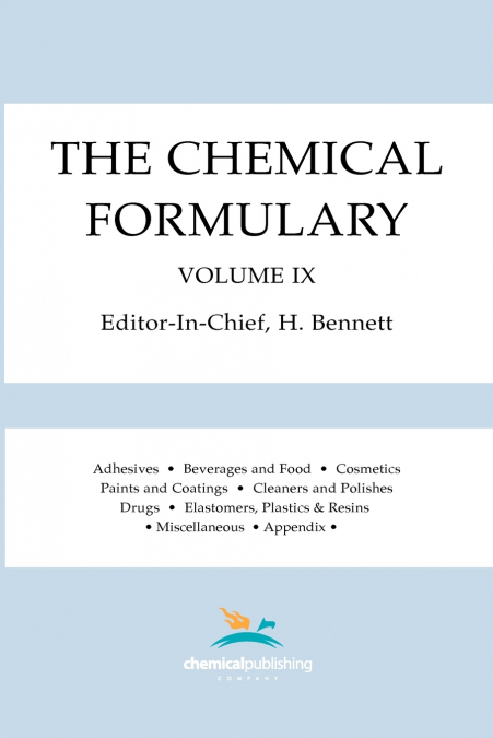 The Chemical Formulary, Volume 9