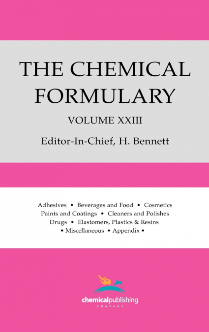 The Chemical Formulary, Volume 23