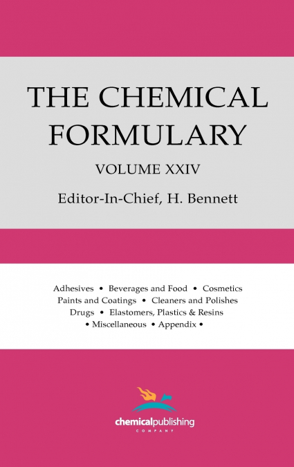 The Chemical Formulary, Volume 24