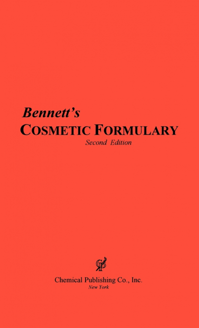Bennett’s Cosmetic Formulary