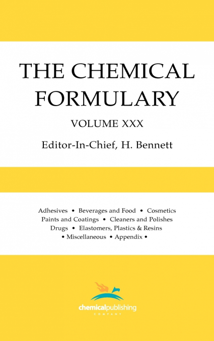 The Chemical Formulary, Volume 30