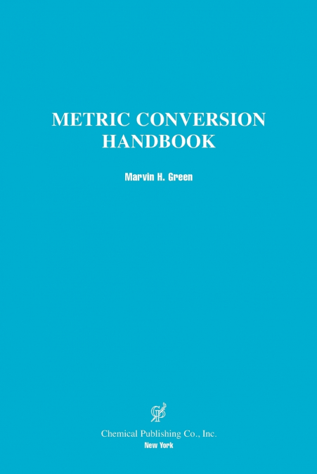 Metric Conversion Handbook