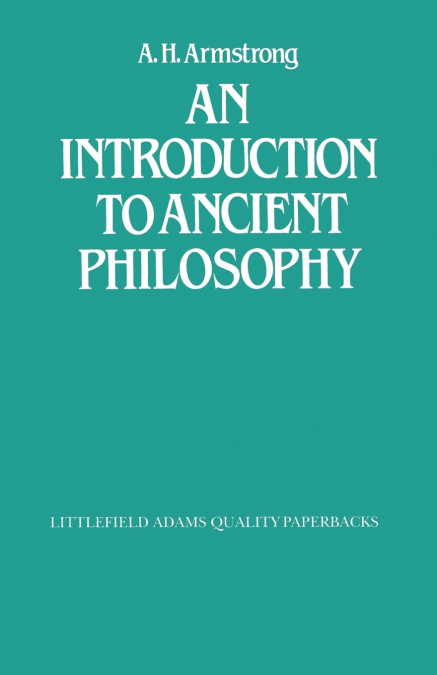 An Introduction to Ancient Philosophy