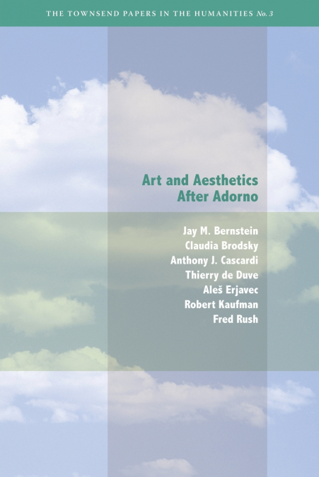 Art and Aesthetics After Adorno