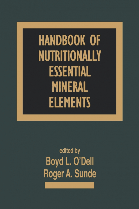 Handbook of Nutritionally Essential Mineral Elements