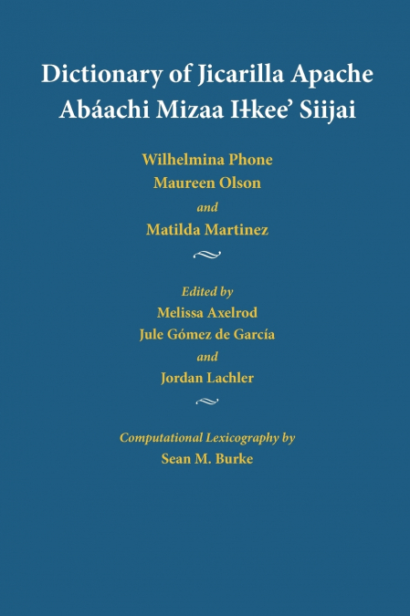 Dictionary of Jicarilla Apache