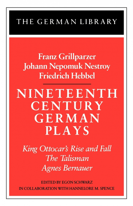 Nineteenth Century German Plays