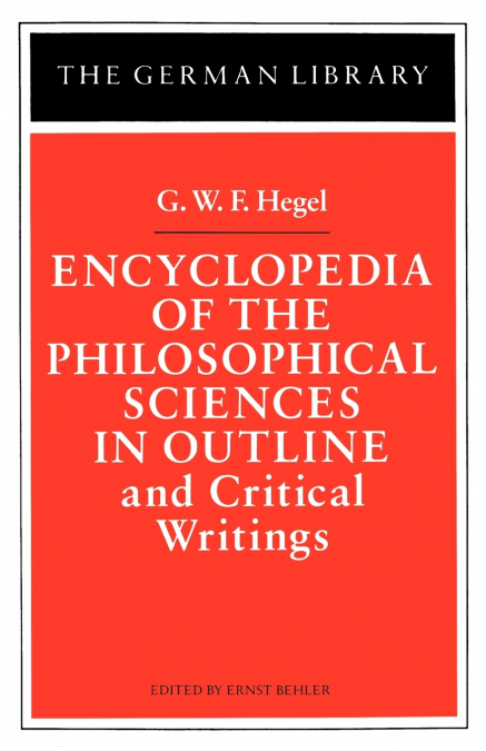 Encyclopedia of the Philosophical Sciences in Outline