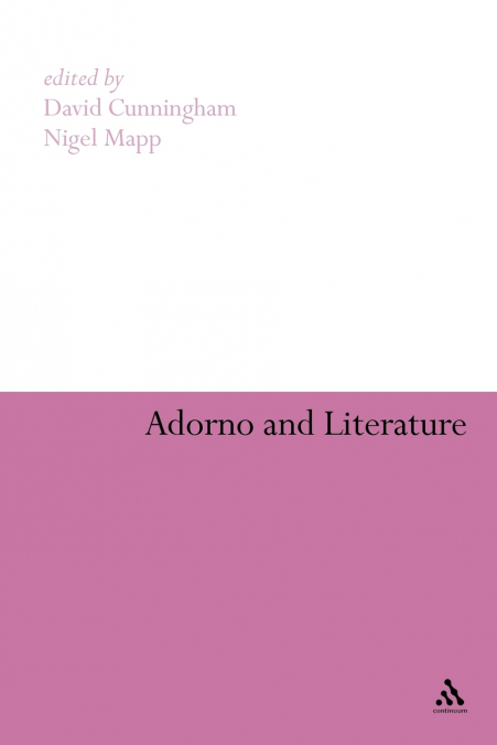 Adorno and Literature