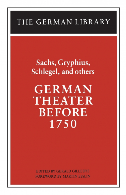 German Theater Before 1750