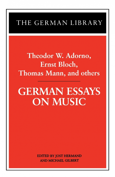 German Essays on Music