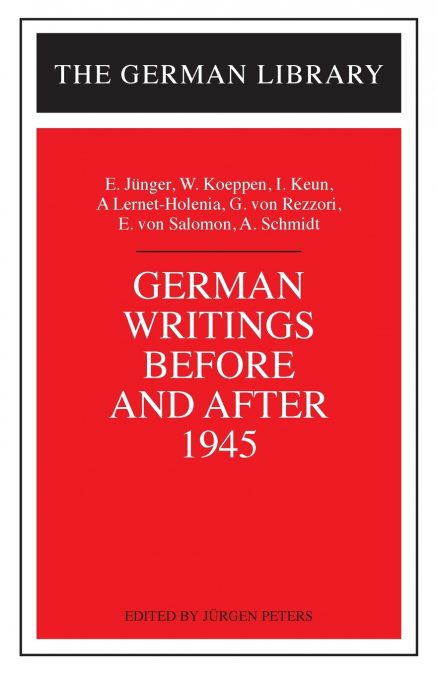 German Writings Before and After 1945