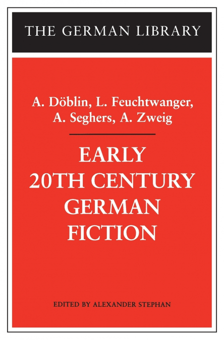 Early 20th Century German Fiction
