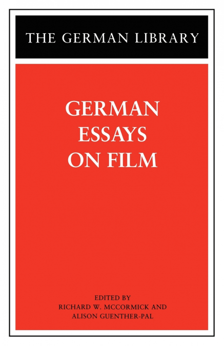 German Essays on Film