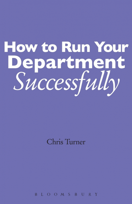 How to Run your Department Successfully