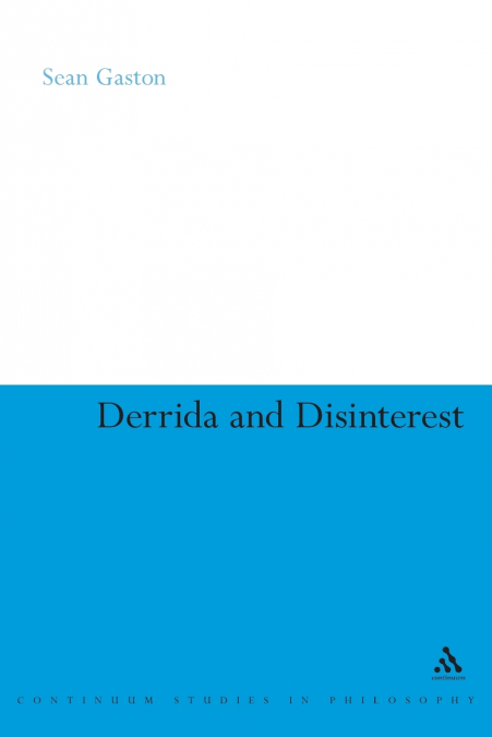 Derrida and Disinterest