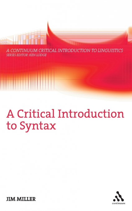 A Critical Introduction to Syntax