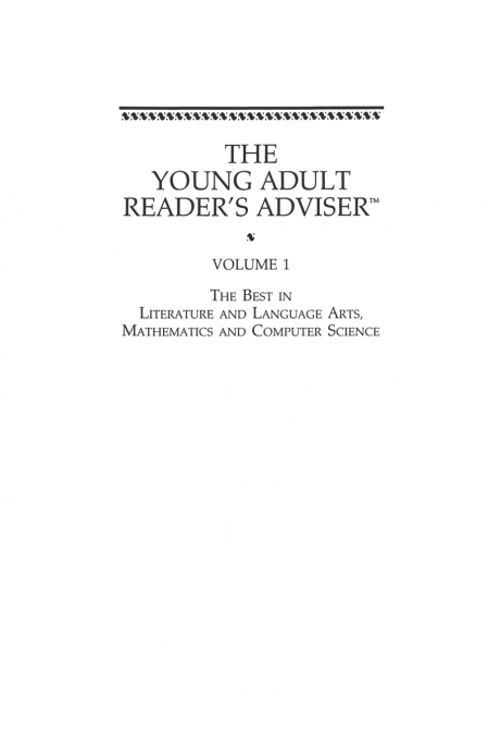 Young Adult Reader’s Adviser