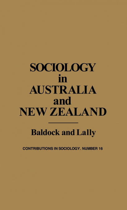 Sociology in Australia and New Zealand