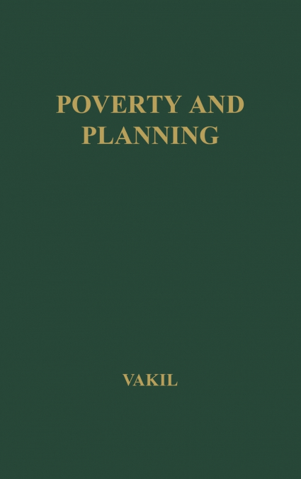 Poverty and Planning