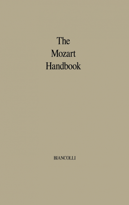 The Mozart Handbook