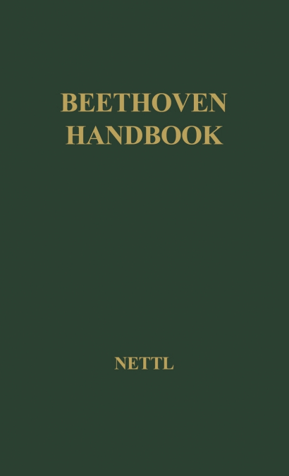 Beethoven Handbook.