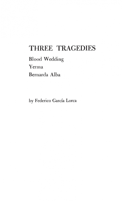 Three Tragedies