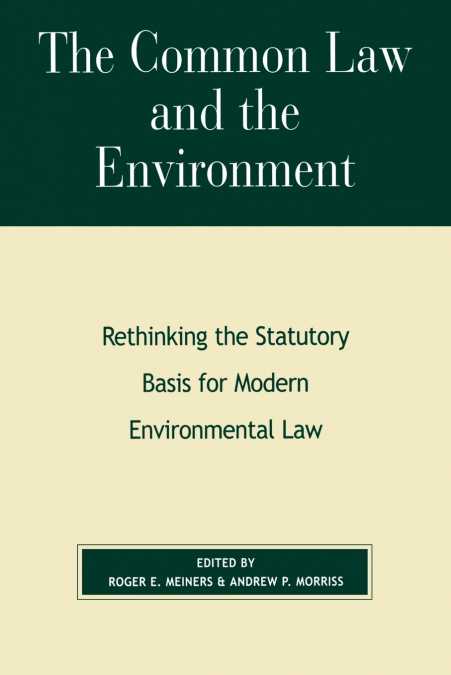 The Common Law and the Environment