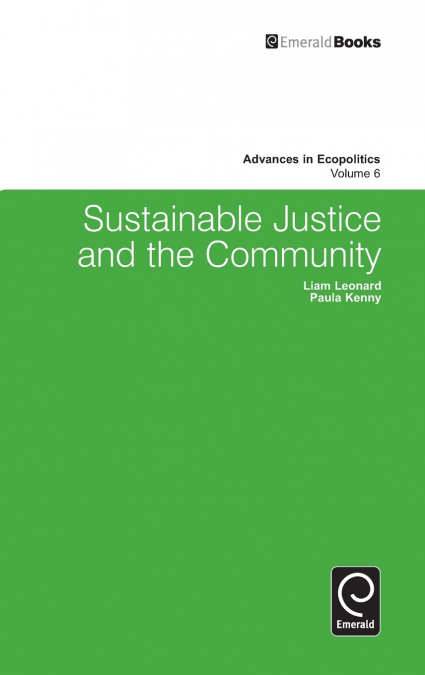 Sustainable Justice and the Community