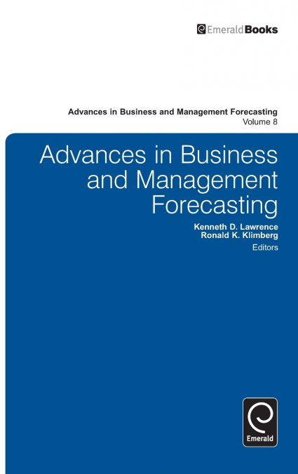 Advances in Business and Management Forecasting