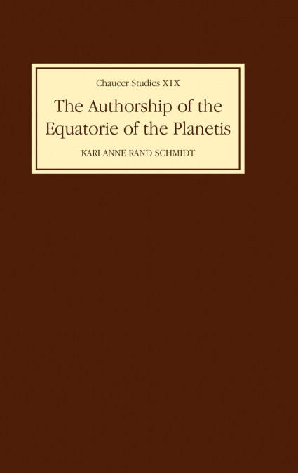 The Authorship of the Equatorie of the Planetis