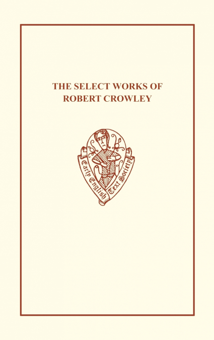 SELECT WORKS ROBERT CROWLEY EETSE