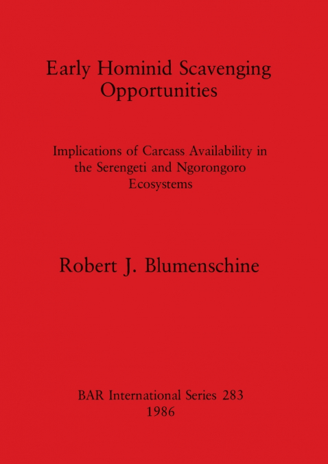 Early Hominid Scavenging Opportunities