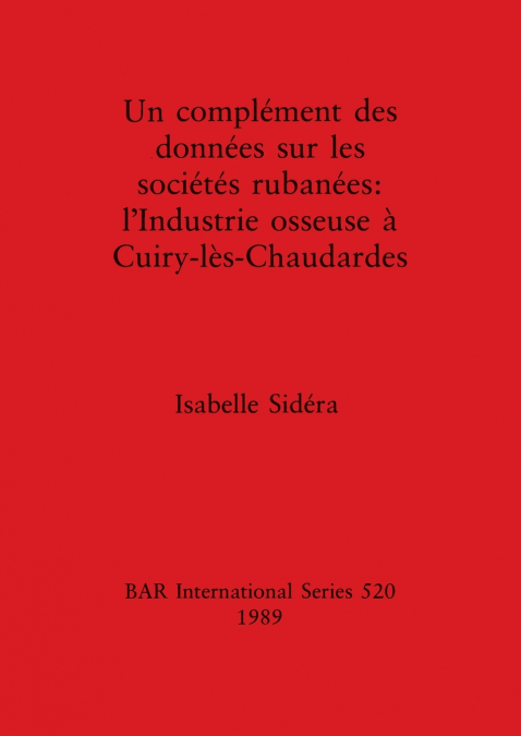 Un complément des données sur les sociétés rubanées