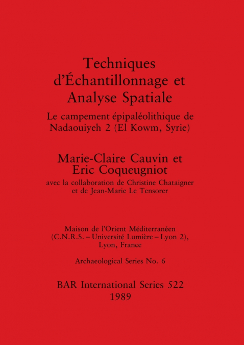 Techniques d’Échantillonnage et Analyse Spatiale
