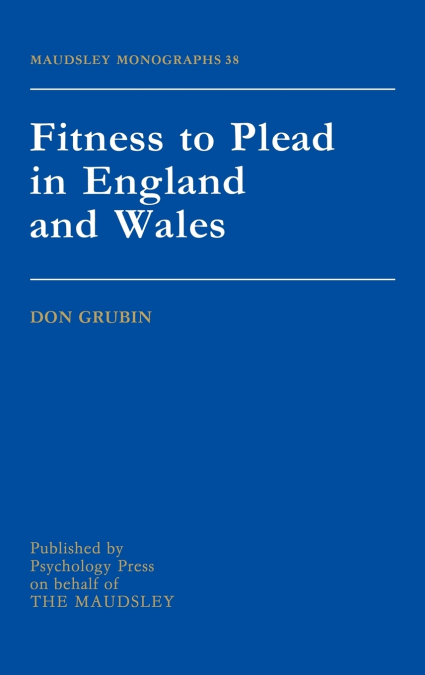 Fitness To Plead In England And Wales