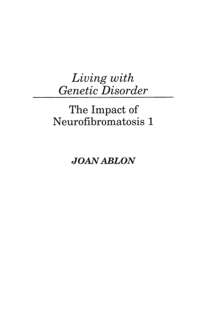 Living with Genetic Disorder