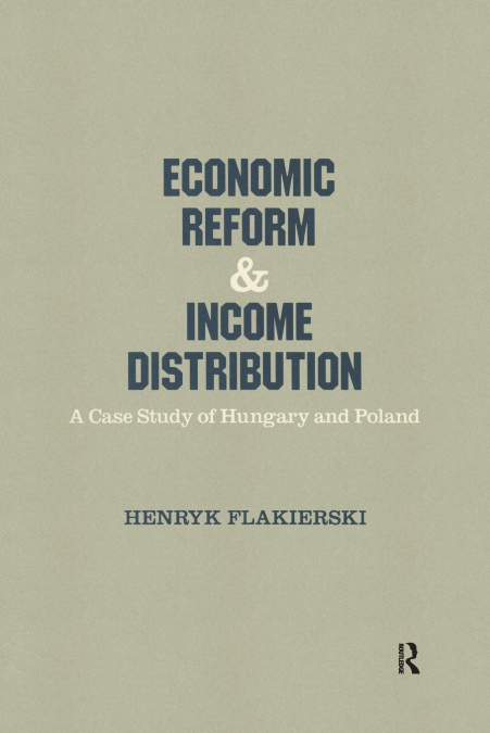 Economic Reform and Income Distribution