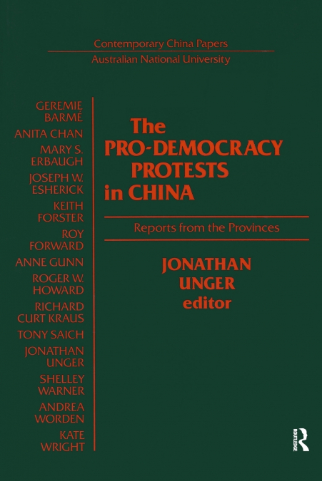 The Pro-democracy Protests in China