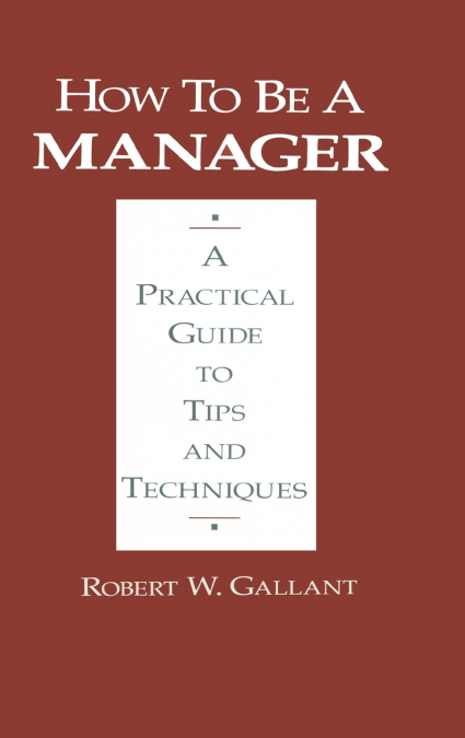 How to be a Manager