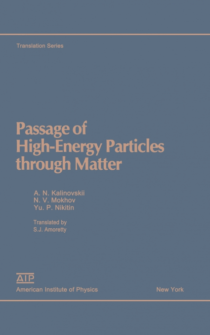 Passage of High Energy Particles through Matter