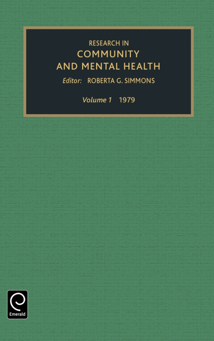 Research in Community and Mental Health